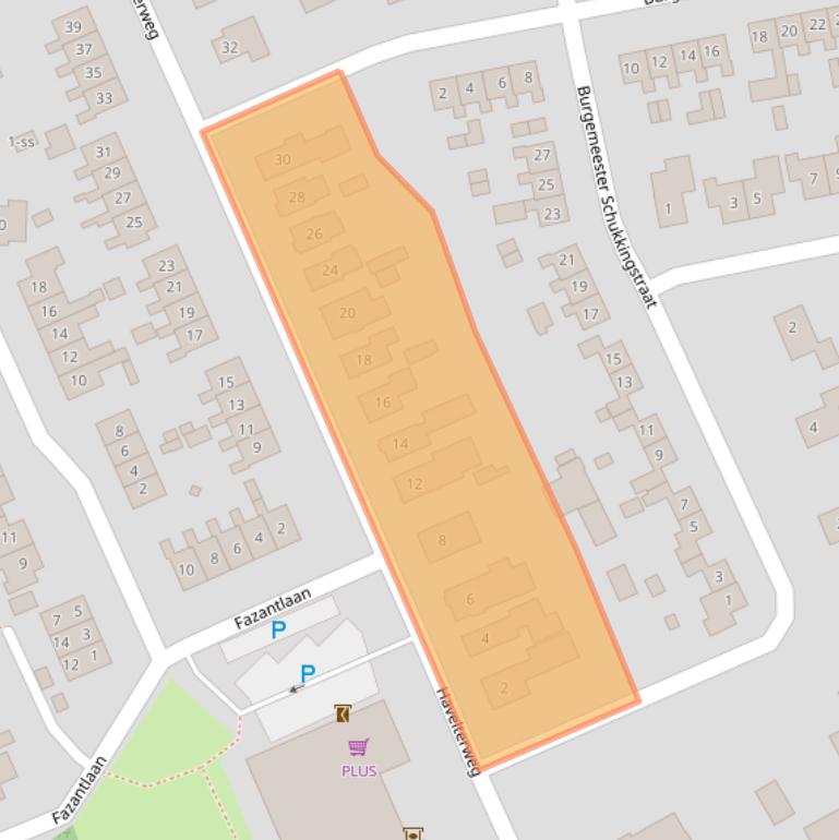 Kaart van postcodegebied 7961BE.