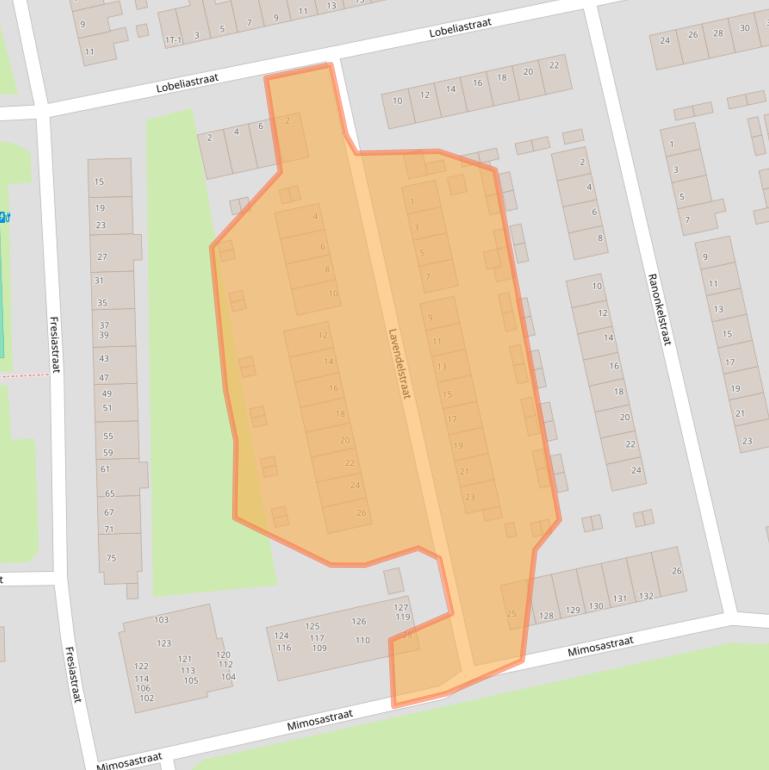 Kaart van postcodegebied 8013SL.