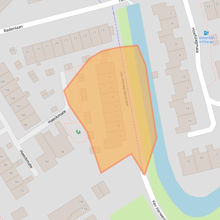 Kaart van postcodegebied 8014MR.