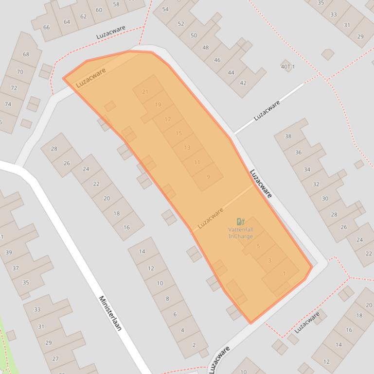 Kaart van postcodegebied 8014PJ.