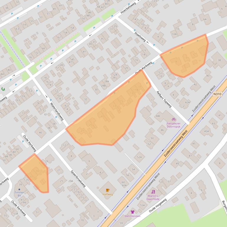 Kaart van postcodegebied 8085AL.