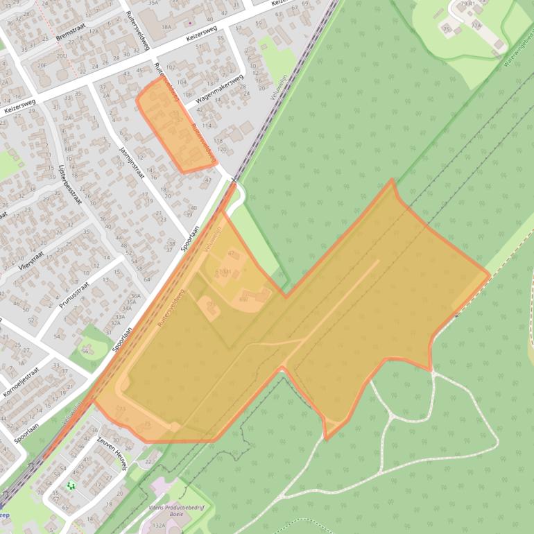 Kaart van postcodegebied 8091HT.