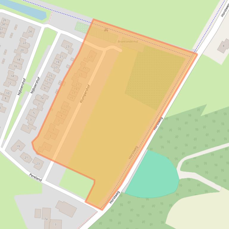 Kaart van postcodegebied 8107BS.