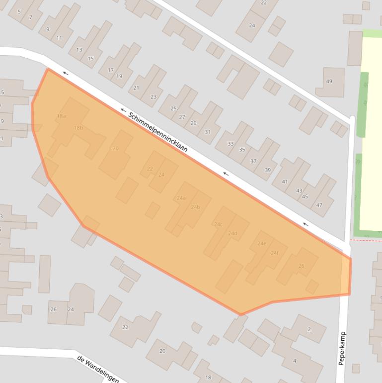 Kaart van postcodegebied 8131VX.