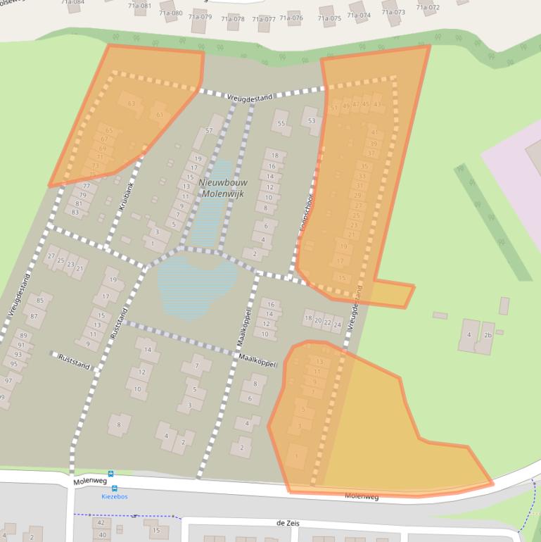 Kaart van postcodegebied 8141NP.