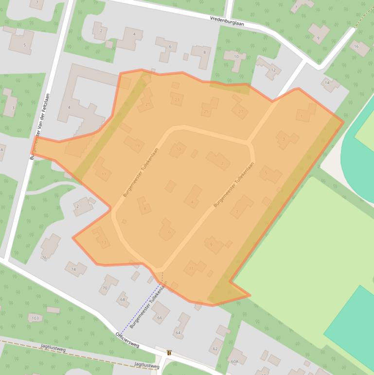 Kaart van postcodegebied 8162CZ.