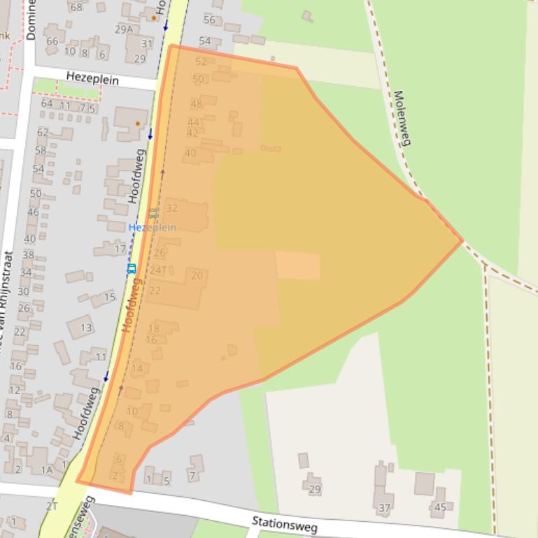 Kaart van postcodegebied 8166AE.