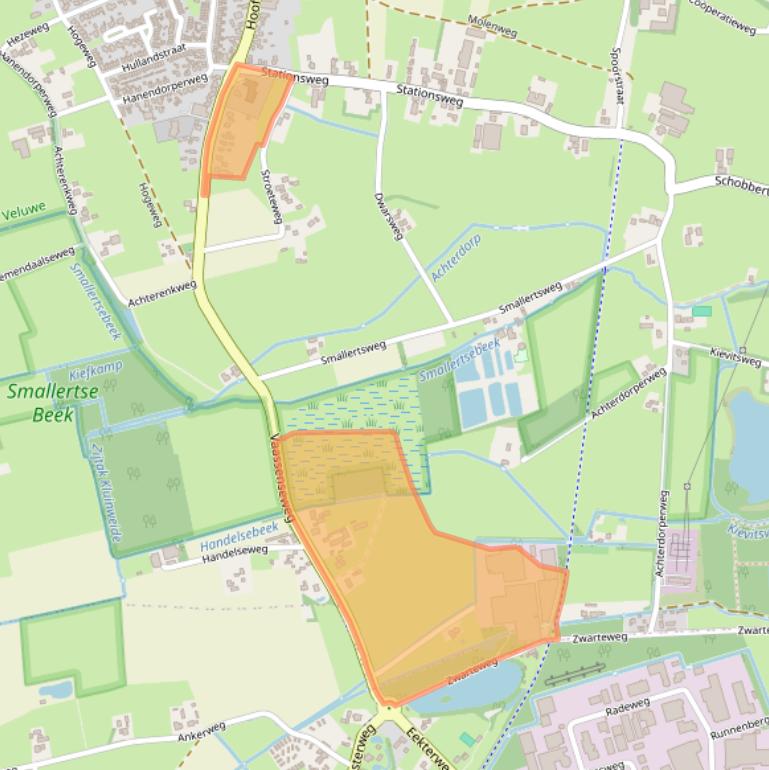 Kaart van postcodegebied 8166AT.