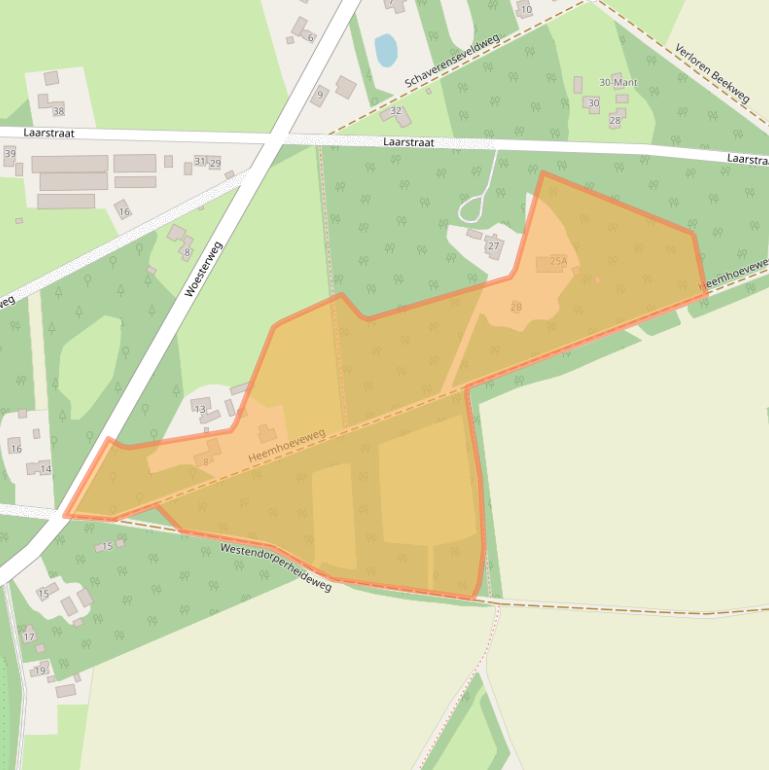 Kaart van postcodegebied 8166HA.