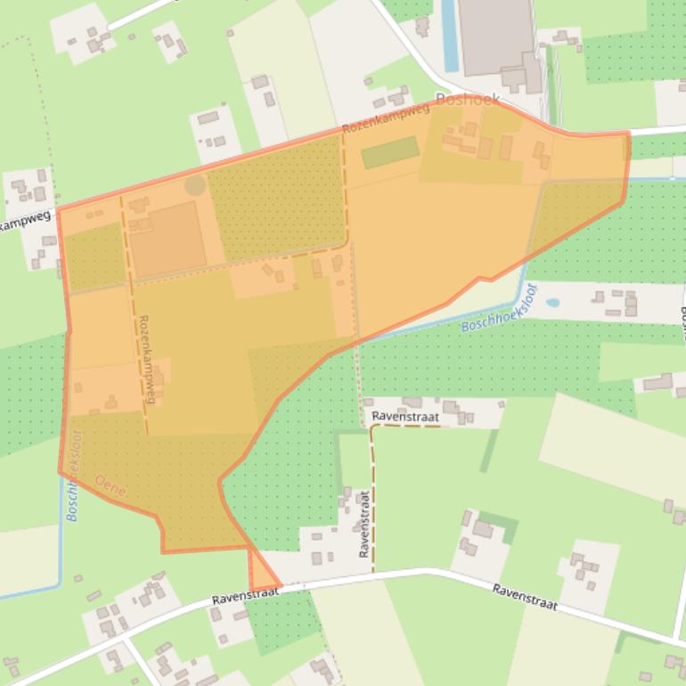 Kaart van postcodegebied 8167LP.