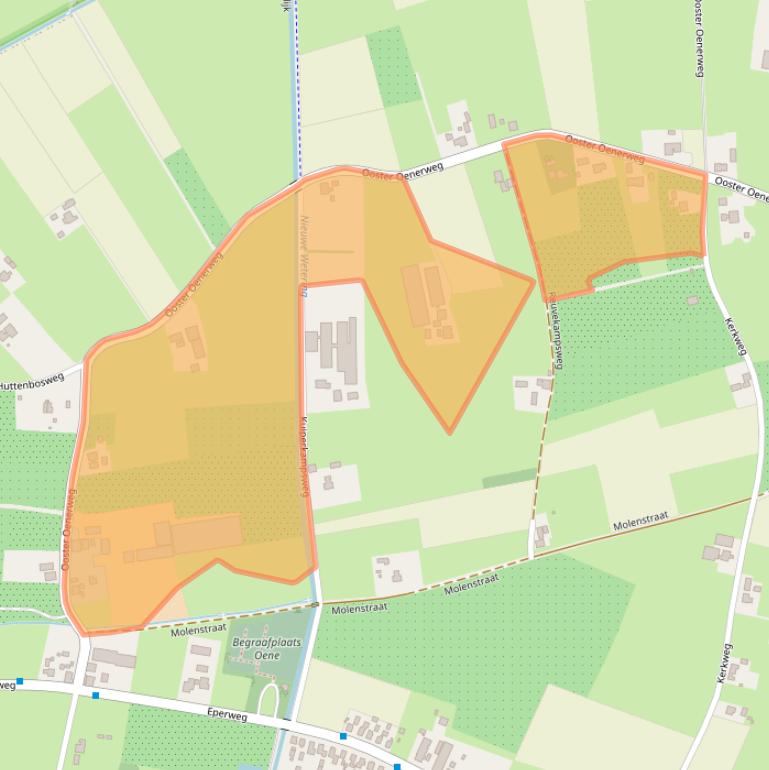 Kaart van postcodegebied 8167PC.
