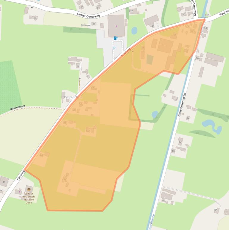 Kaart van postcodegebied 8167PM.