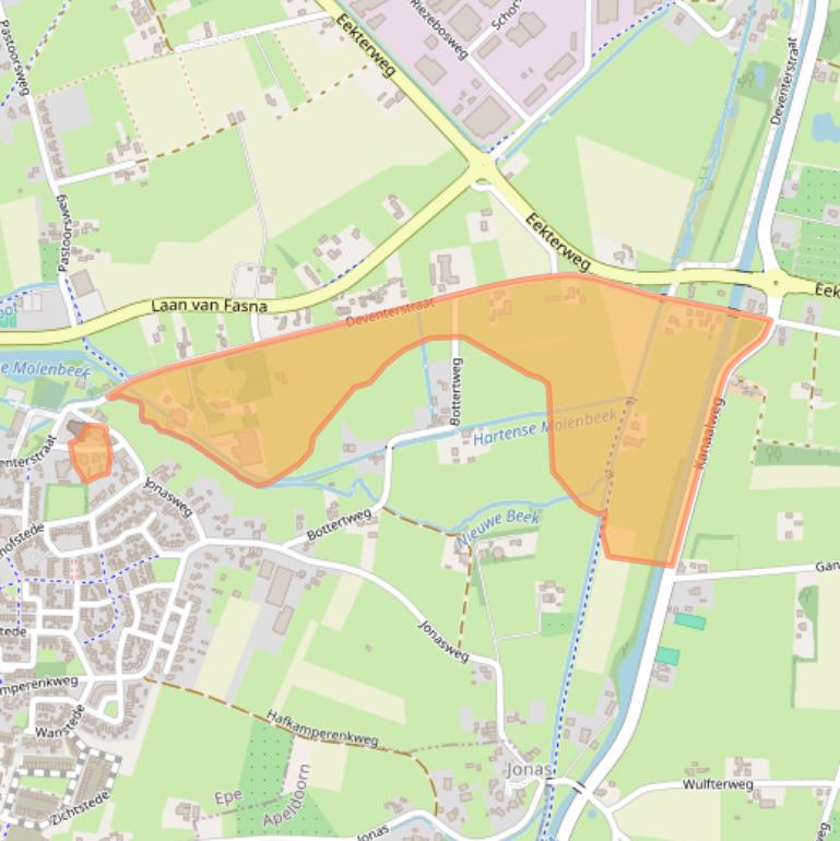 Kaart van postcodegebied 8171AH.