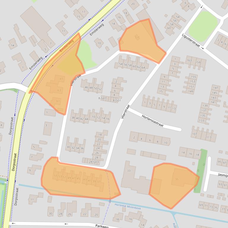 Kaart van postcodegebied 8171BB.