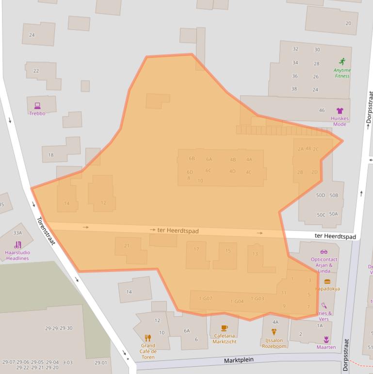 Kaart van postcodegebied 8171CH.