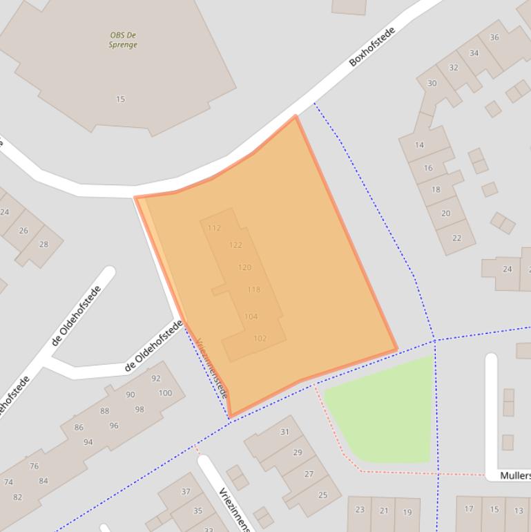 Kaart van postcodegebied 8171KM.