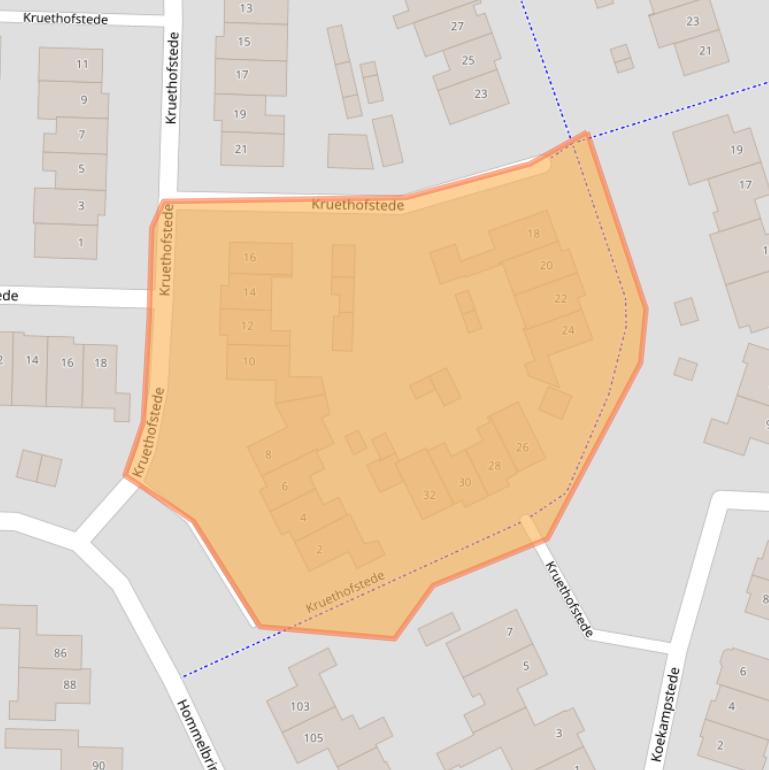 Kaart van postcodegebied 8171KV.