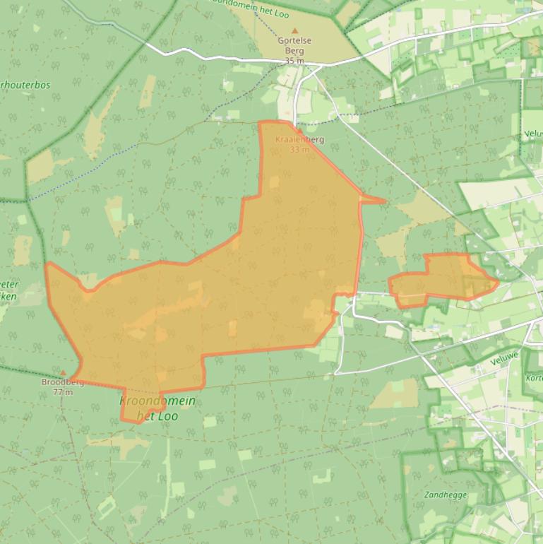 Kaart van postcodegebied 8171RG.