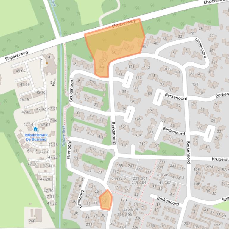 Kaart van postcodegebied 8172AW.