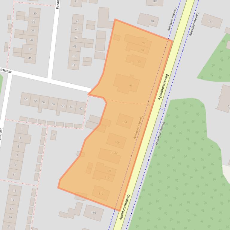 Kaart van postcodegebied 8172EN.