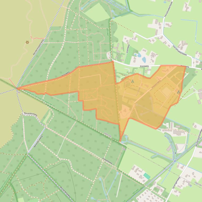 Kaart van postcodegebied 8181PC.