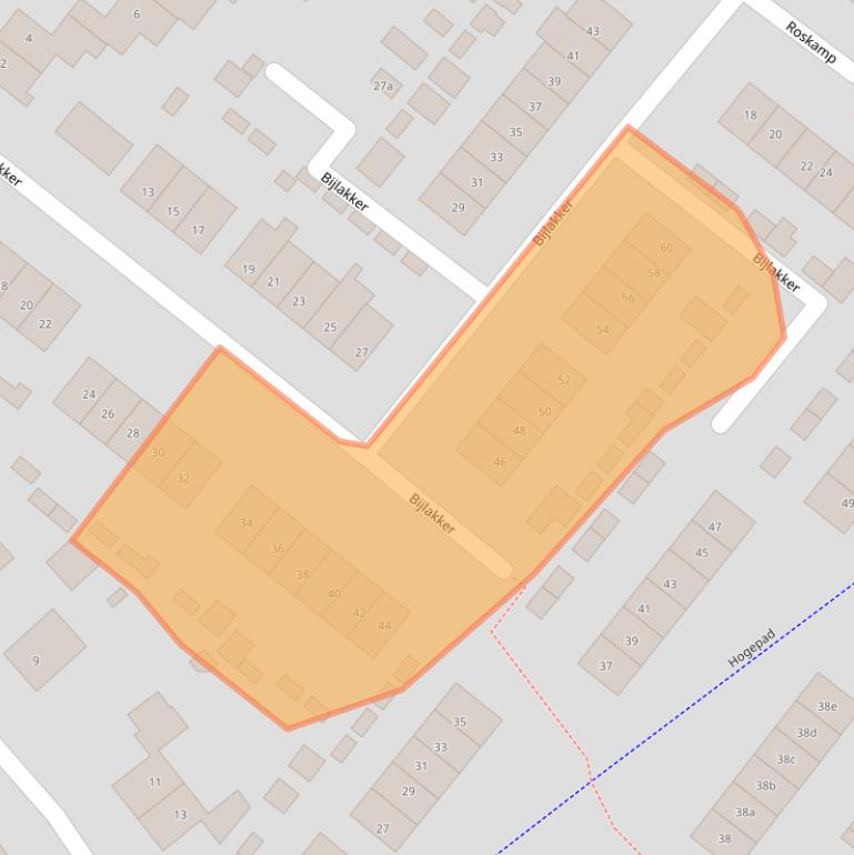 Kaart van postcodegebied 8181TD.