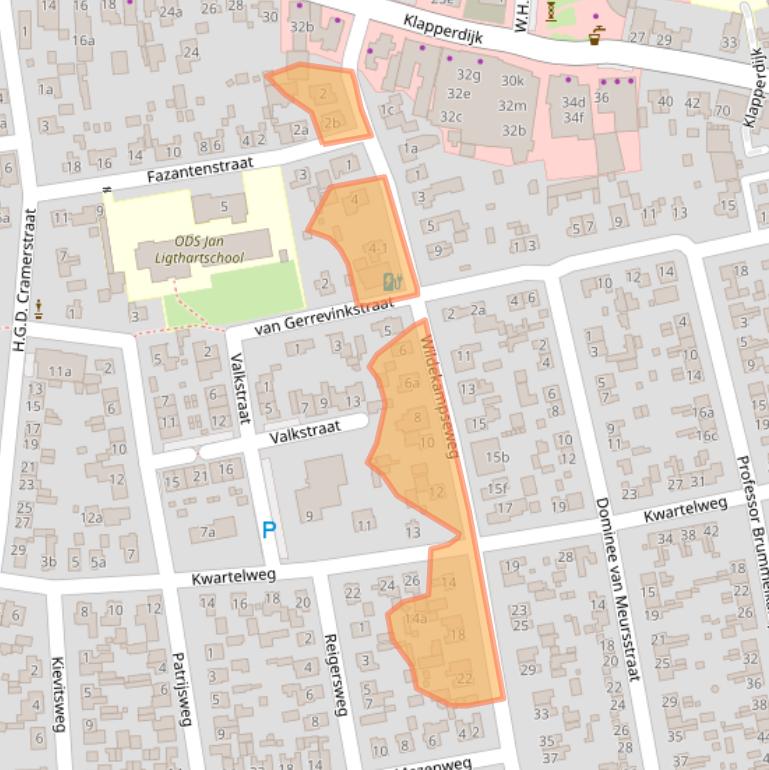 Kaart van postcodegebied 8191BT.