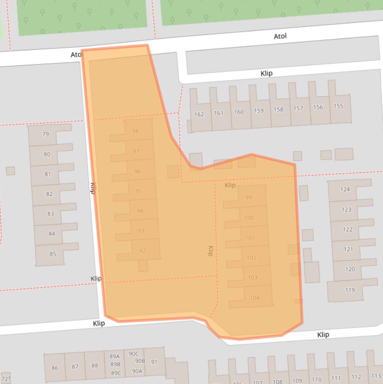 Kaart van postcodegebied 8224CG.