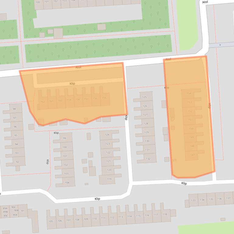 Kaart van postcodegebied 8224CK.