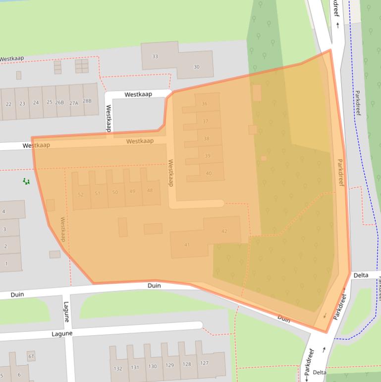 Kaart van postcodegebied 8224EH.