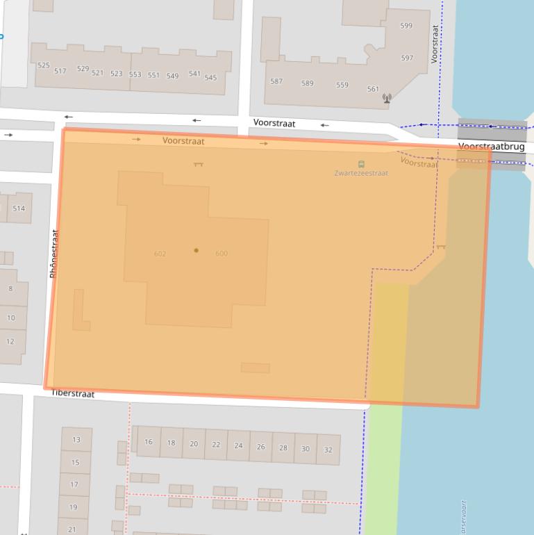 Kaart van postcodegebied 8226KZ.