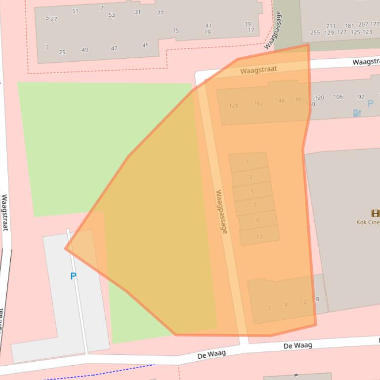 Kaart van postcodegebied 8232DR.