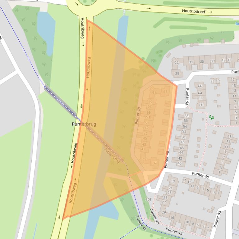 Kaart van postcodegebied 8242GK.