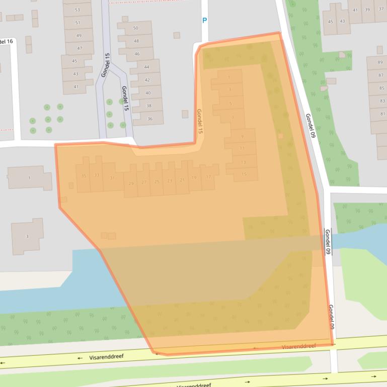 Kaart van postcodegebied 8243BN.