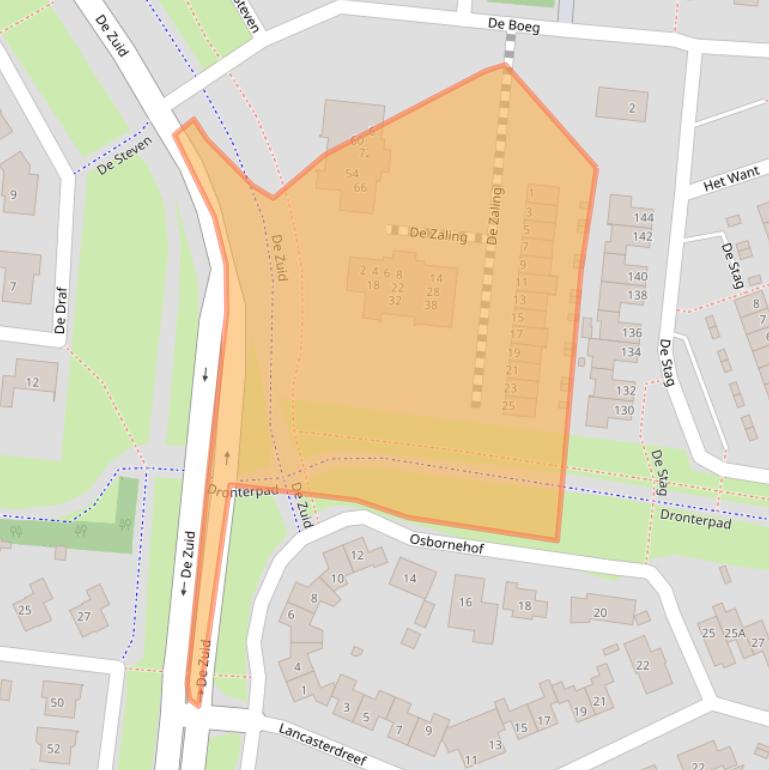 Kaart van postcodegebied 8251DL.