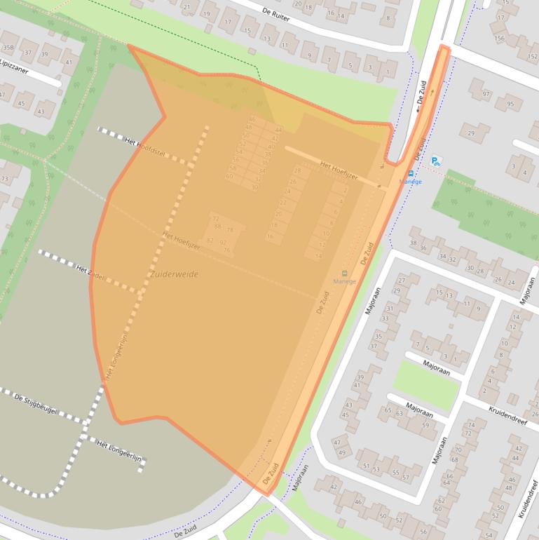 Kaart van postcodegebied 8252GN.