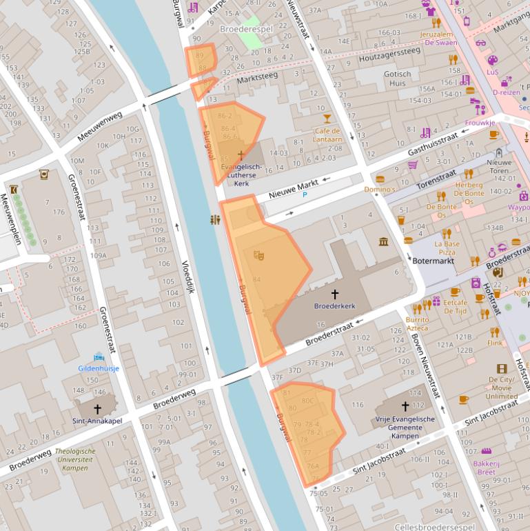 Kaart van postcodegebied 8261ES.