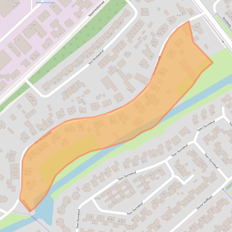 Kaart van postcodegebied 8264AD.