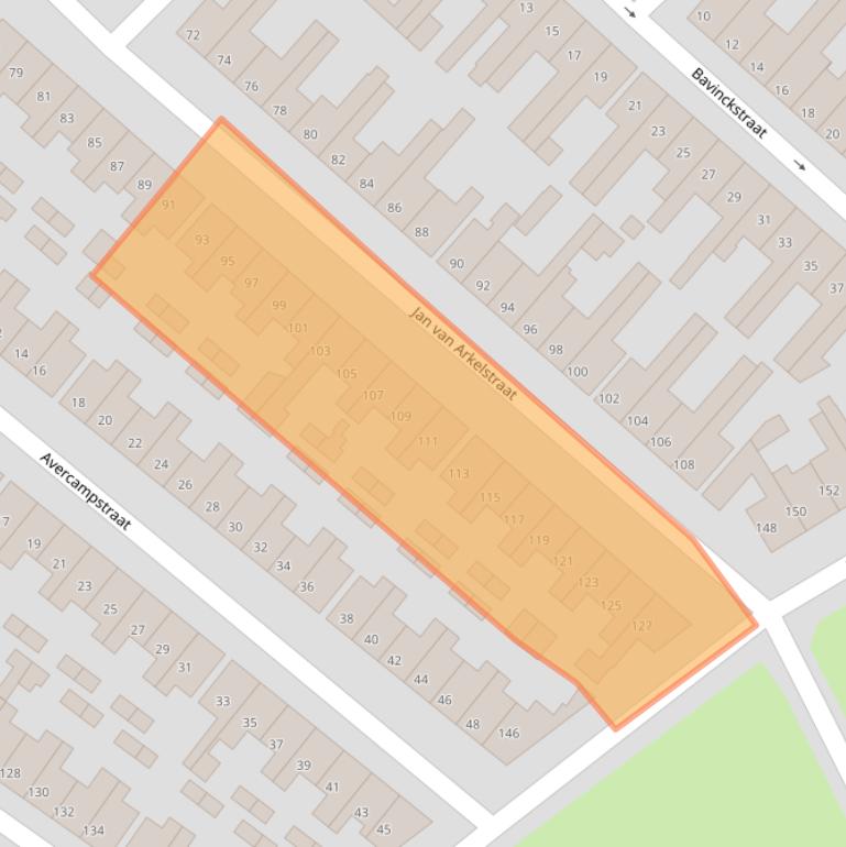 Kaart van postcodegebied 8266CM.