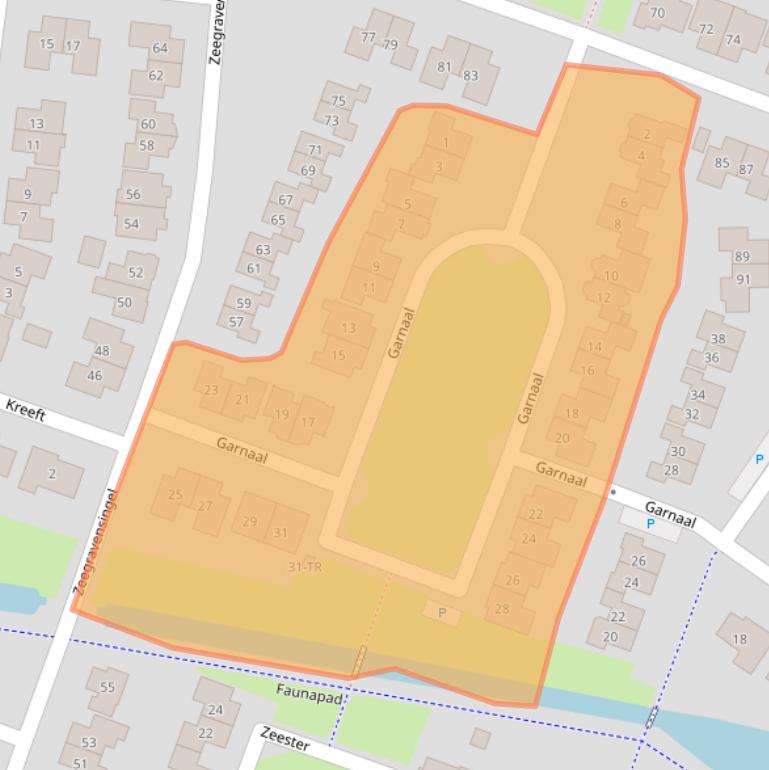 Kaart van postcodegebied 8271KH.