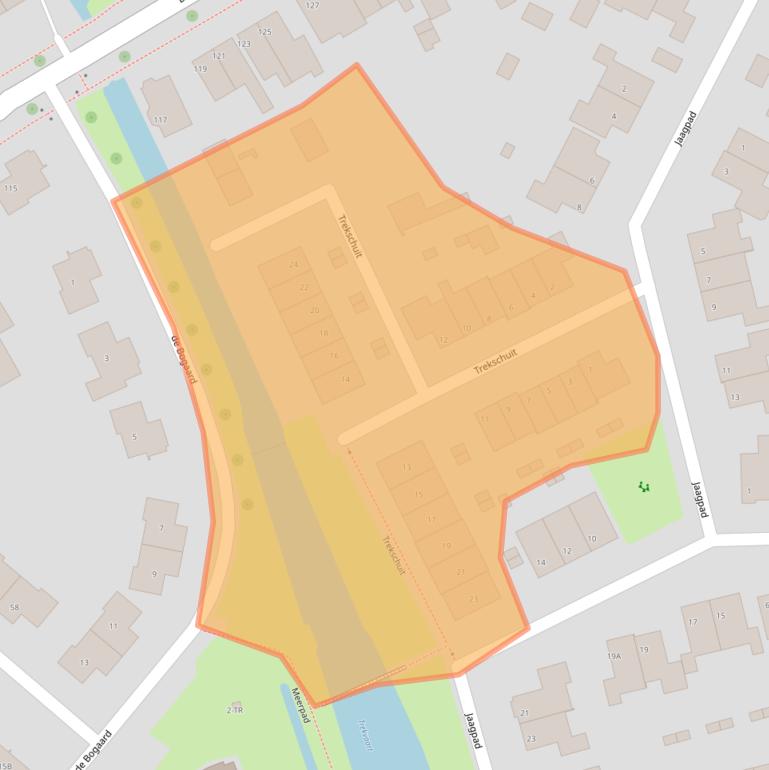 Kaart van postcodegebied 8271LD.