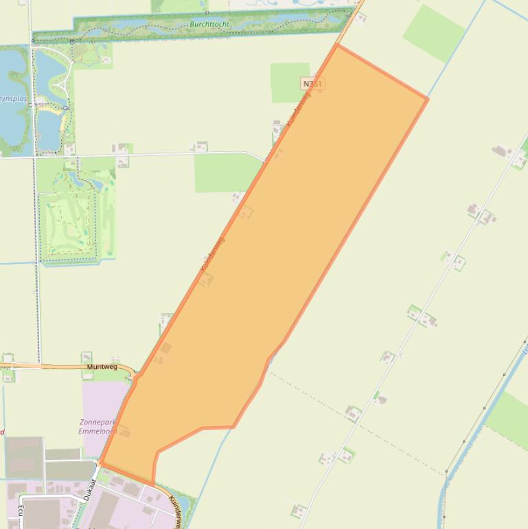 Kaart van postcodegebied 8305AK.