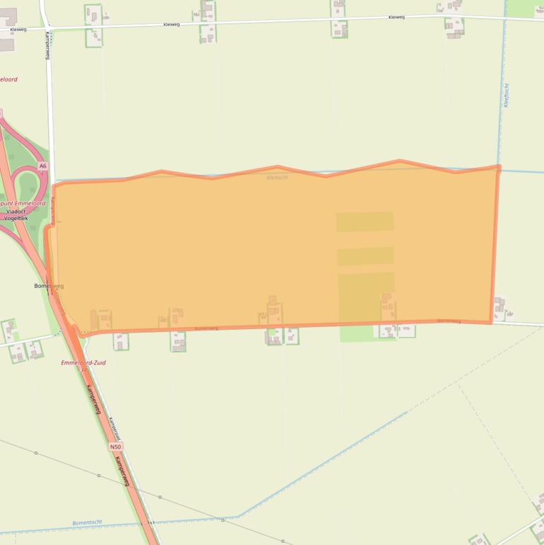 Kaart van postcodegebied 8305AV.