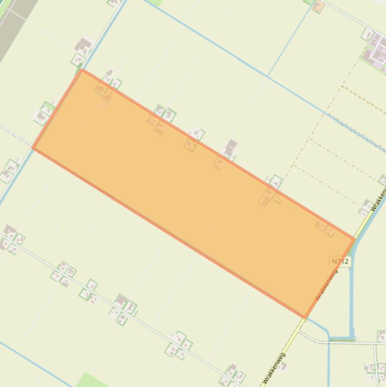 Kaart van postcodegebied 8313PJ.