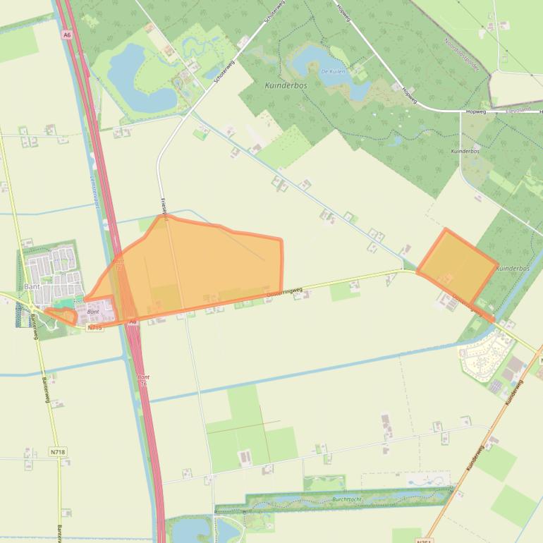 Kaart van postcodegebied 8314PV.