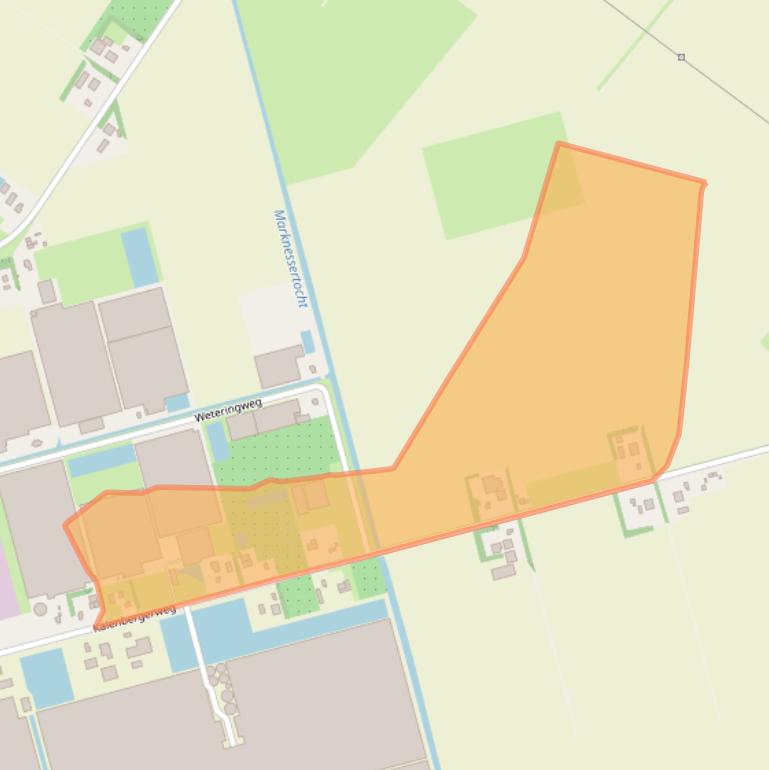 Kaart van postcodegebied 8315PD.