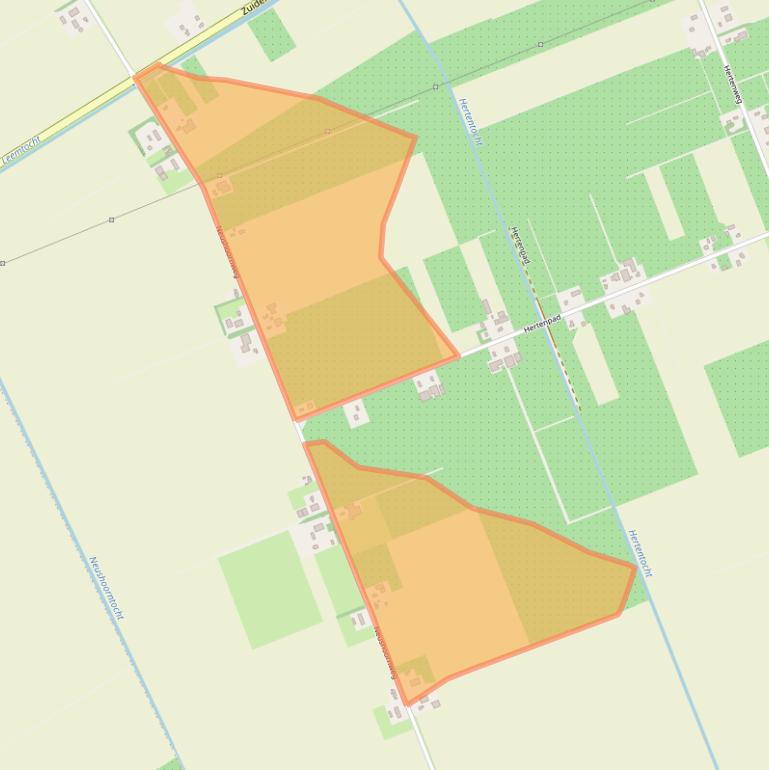 Kaart van postcodegebied 8317PV.