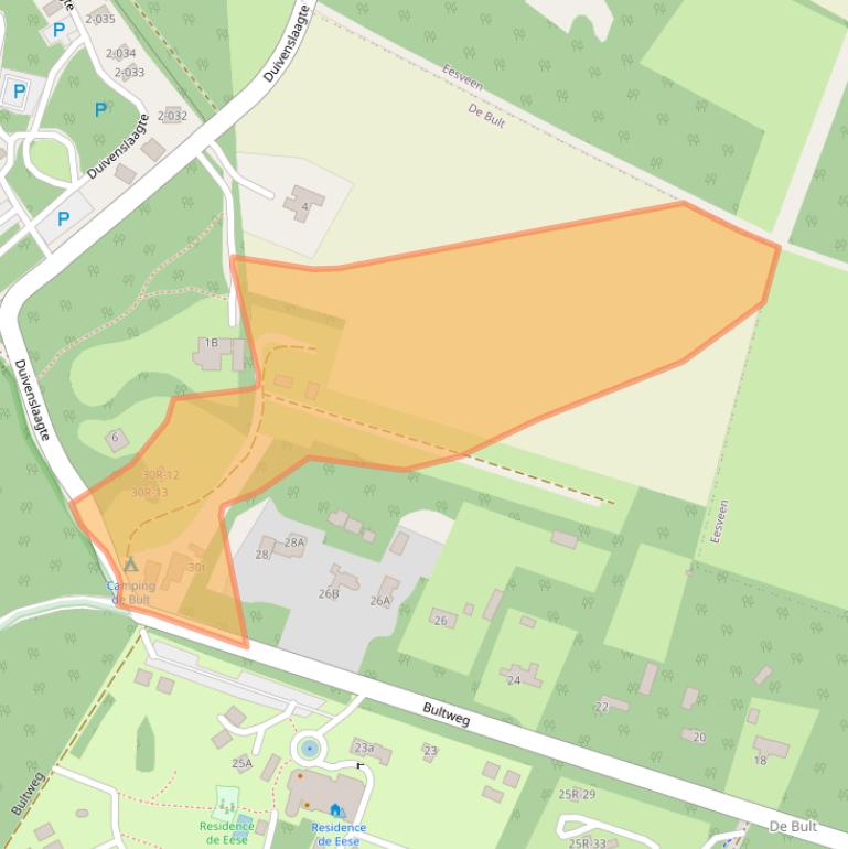 Kaart van postcodegebied 8346KD.