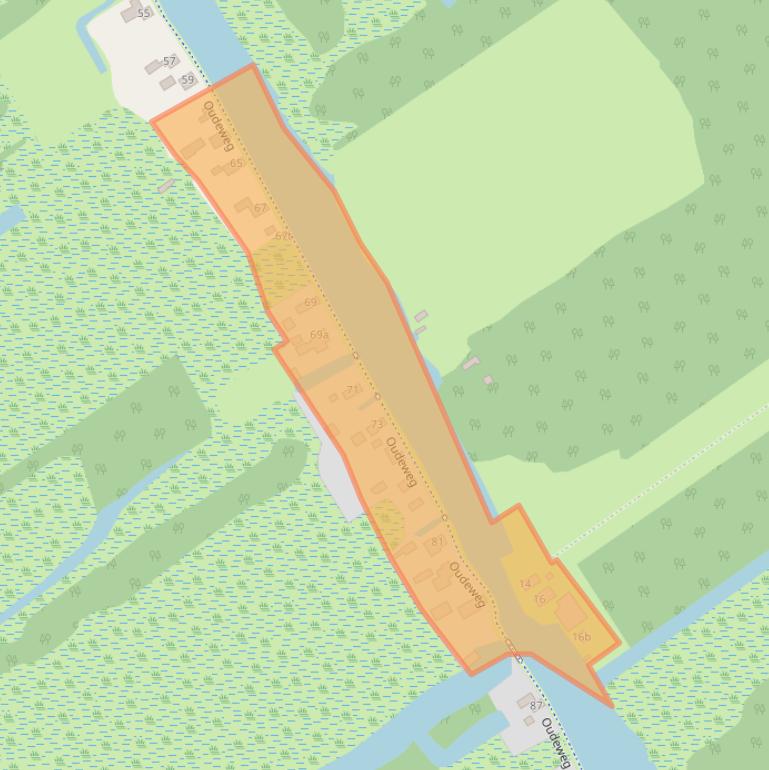 Kaart van postcodegebied 8376HR.