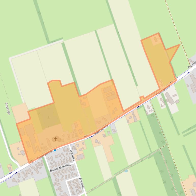 Kaart van postcodegebied 8395PB.